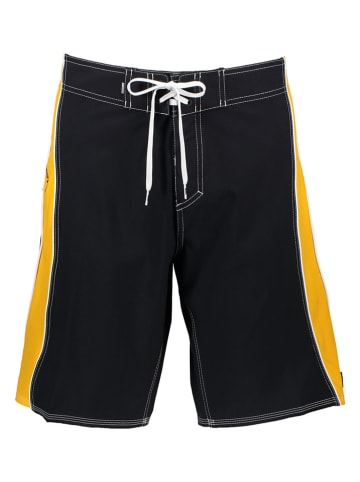 Quiksilver Bermuda in Schwarz/ Gelb