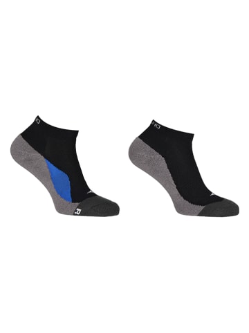 Mizuno Sportsocken in Schwarz/ Blau/ Grau