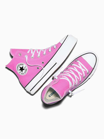 Converse Sneakers "Chuck Taylor All Star Lift Hi Shocking" in Pink