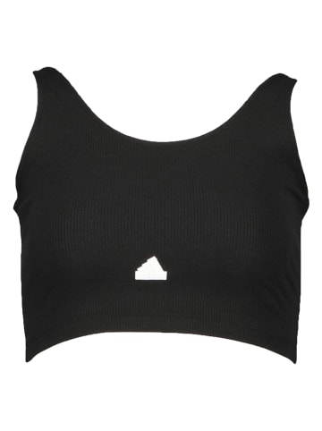 adidas Top in Schwarz