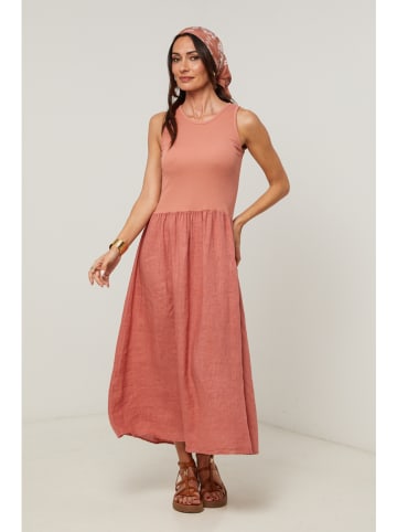 Le Monde du Lin Kleid in Orange