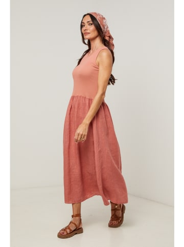Le Monde du Lin Kleid in Orange