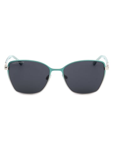 Tom Tailor Damen-Sonnenbrille in Türkis/ Schwarz