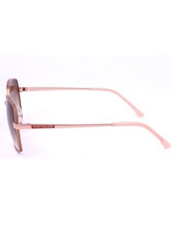 Tom Tailor Damen-Sonnenbrille in Gold/ Hellbraun