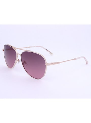 Tom Tailor Damen-Sonnenbrille in Gold/ Lila