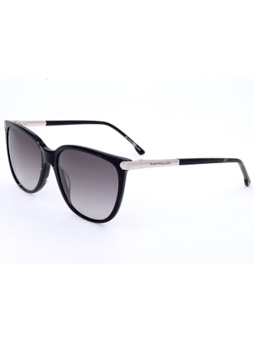 Tom Tailor Damskie okulary przeciwsłoneczne w kolorze czarno-szarym