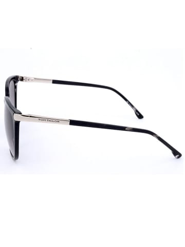 Tom Tailor Damskie okulary przeciwsłoneczne w kolorze czarno-szarym