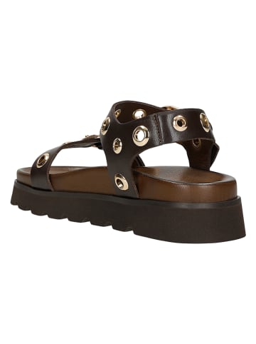 Wojas Leren sandalen zwart