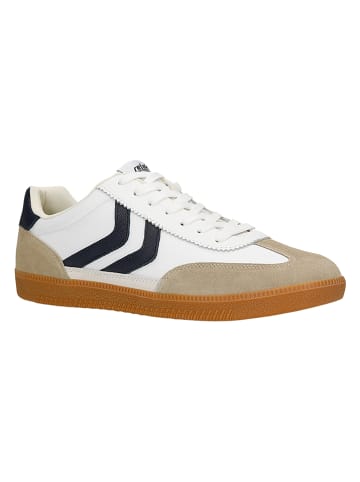 Wojas Leren sneakers wit/beige