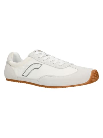 Wojas Skórzane sneakersy w kolorze kremowym