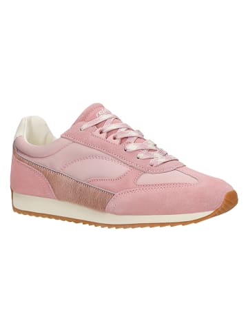 Wojas Leren sneakers lichtroze