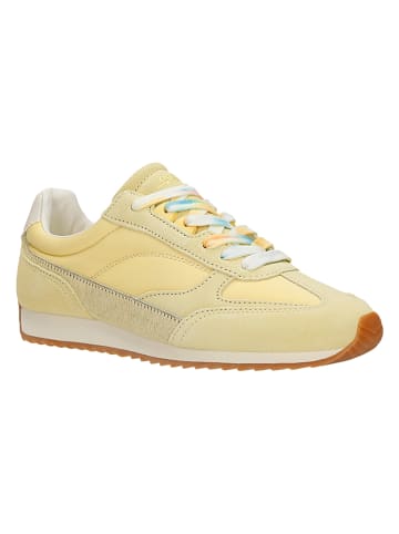 Wojas Leren sneakers geel