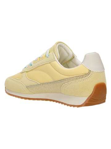 Wojas Leder-Sneakers in Gelb