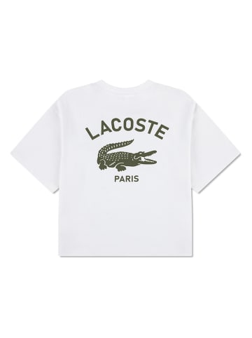 Lacoste Kids Koszulka w kolorze białym
