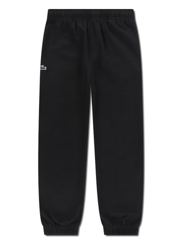 Lacoste Kids Spodnie dresowe w kolorze czarnym