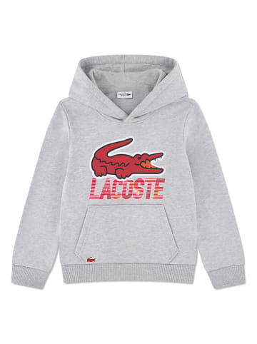 Lacoste Kids Hoodie in Grau
