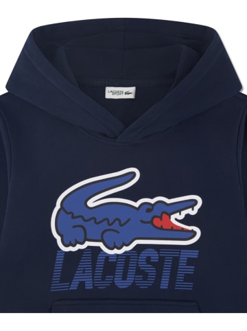 Lacoste Kids Hoodie donkerblauw