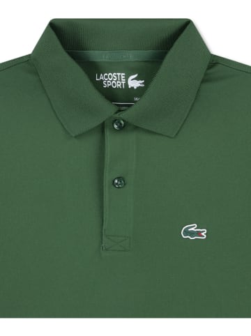 Lacoste Kids Koszulka polo w kolorze zielonym