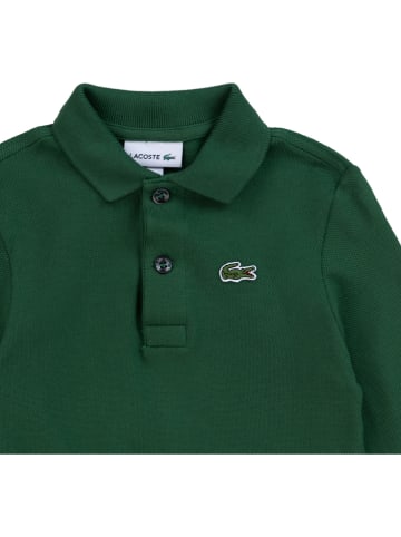Lacoste Kids Koszulka polo w kolorze zielonym