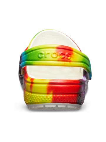 Crocs Chodaki "Classic TieDye Graphic" w kolorze białym ze wzorem