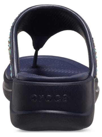 Crocs Teenslippers "Boca Medallion" donkerblauw