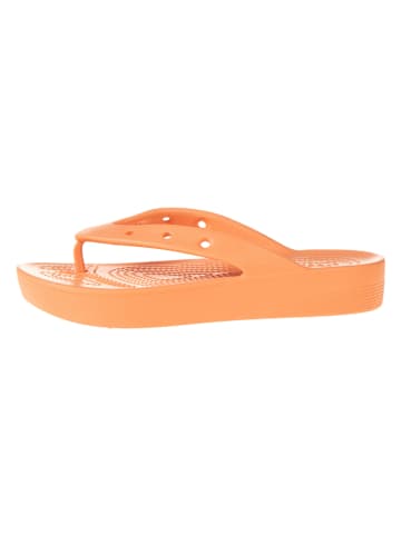 Crocs Japonki w kolorze pomarańczowym