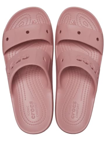 Crocs Klapki "Baya" w kolorze szaroróżowym