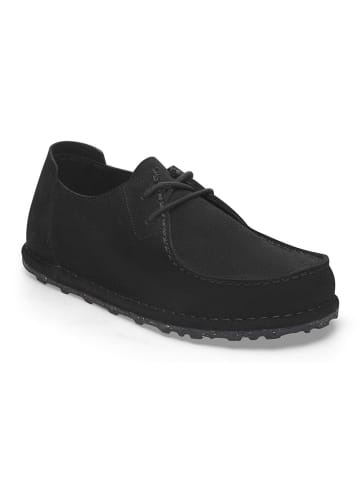 Birkenstock Leder-Schnürschuhe "Utti" in Schwarz