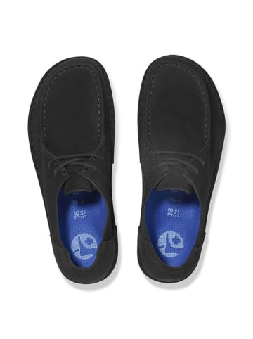 Birkenstock Leder-Schnürschuhe "Utti" in Schwarz