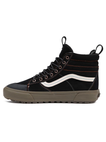 Vans Skórzane sneakersy "SK8-Hi" w kolorze czarnym