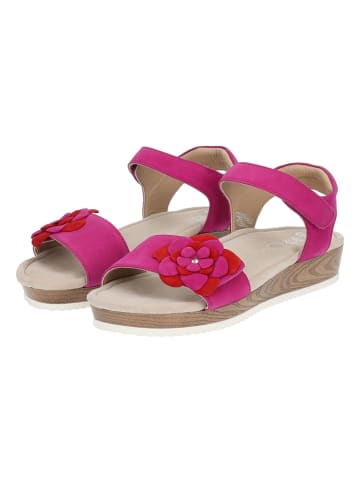 Ara Shoes Skórzane sandały w kolorze różowym