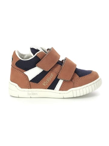 Kickers Sneakersy "Wincky Vel" w kolorze jasnobrązowym