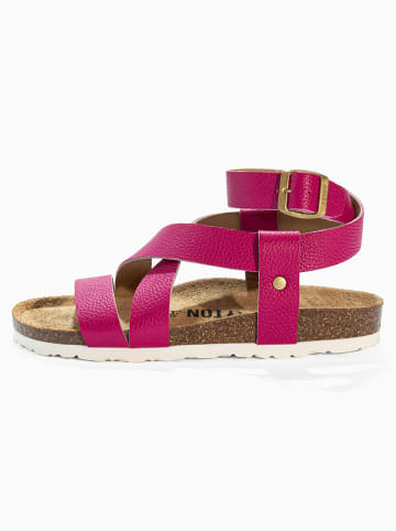 BAYTON Leren haksandalen "Mykonos" roze