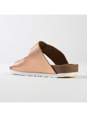 BACKSUN Pantoletten "Garda" in Roségold