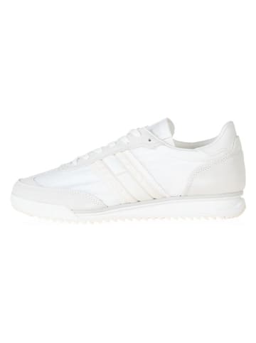 Tommy Hilfiger Shoes Leder-Trainingsschuhe in Creme/ Beige