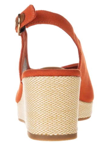Tommy Hilfiger Sleehaksandalen rood