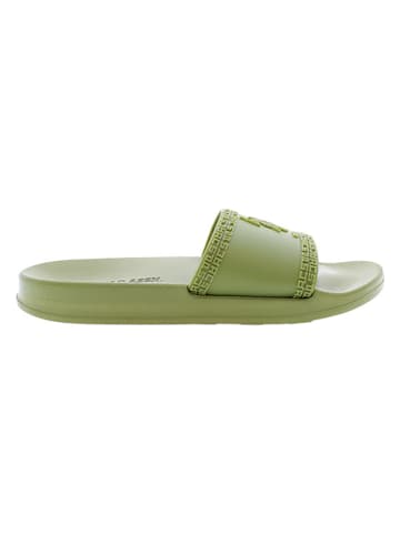 U.S. Polo Assn. Pantoletten in Khaki