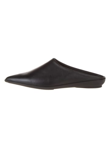 Calvin Klein Skórzane slippersy w kolorze czarnym