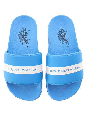 U.S. Polo Assn. Pantoletten in Blau