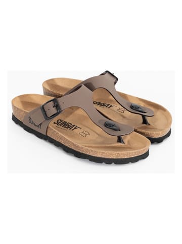 Sunbay Teenslippers "Camelia" bruin