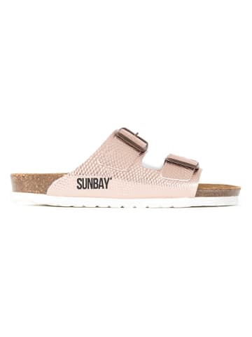 Sunbay Pantoletten "Trefle" in Roségold