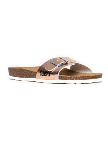 Sunbay Pantoletten "Rita" in Roségold