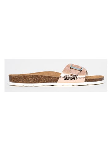 Sunbay Pantoletten "Rita" in Roségold