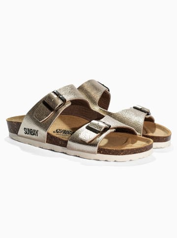 Sunbay Slippers "Lulally" goudkleurig