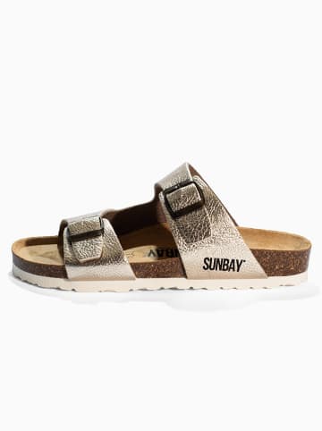 Sunbay Slippers "Lulally" goudkleurig
