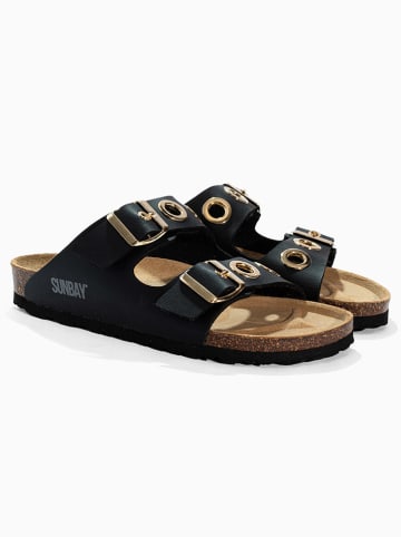 Sunbay Slippers "Jane" zwart