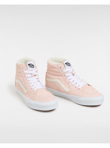 Vans Skórzane sneakersy w kolorze jasnoróżowym