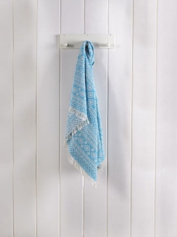 Foutastic Fouta "Cicim" w kolorze turkusowym