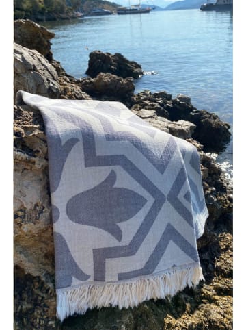 Foutastic Fouta "Retro" w kolorze szarym