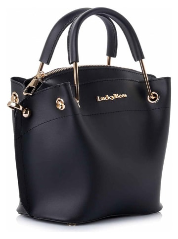 Lucky Bees Henkeltasche in Schwarz - (B)25 x (H)21 x (T)11 cm